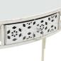 Preview: Beistelltisch Französischer Stil Metall 82x39x76 cm Weiß