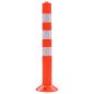 Preview: Verkehrspoller 2 Stk. Kunststoff 75 cm
