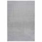 Preview: Teppich Waschbar Flauschig Kurzflor 160x230 Rutschfest Grau