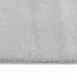 Preview: Teppich Waschbar Flauschig Kurzflor 160x230 Rutschfest Grau