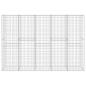 Preview: Gabionenwand mit Abdeckung Verzinkter Stahl 300 x 50 x 200 cm