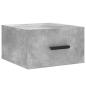 Preview: Wand-Nachttisch Betongrau 35x35x20 cm