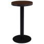 Preview: ARDEBO.de - Bistrotisch Dunkelbraun 40 cm MDF