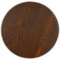 Preview: Bistrotisch Dunkelbraun 40 cm MDF
