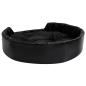 Preview: Hundebett Schwarz 90x79x20 cm Plüsch und Kunstleder