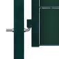 Preview: Gartentor aus PVC und Stahl 100 x 164 cm Grün