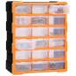 Preview: Multi-Schubladen-Organizer 18 Schubladen 38x16x47 cm