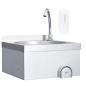 Preview: ARDEBO.de - Handwaschbecken mit Wasserhahn und Seifenspender Edelstahl