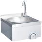 Preview: Handwaschbecken mit Wasserhahn und Seifenspender Edelstahl