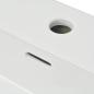 Preview: Waschbecken mit Hahnloch Keramik Wei? 51,5x38,5x15 cm