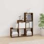 Preview: ARDEBO.de - Treppenregal R?uchereiche 107 cm Holzwerkstoff