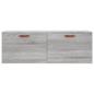 Preview: Wandschrank Grau Sonoma 100x36,5x35 cm Holzwerkstoff