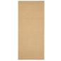 Preview: Teppich Natur Sisal 66x150 cm