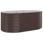 Preview: Hochbeet Verzinkter Stahl 175x100x68 cm Braun
