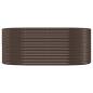 Preview: Hochbeet Verzinkter Stahl 175x100x68 cm Braun