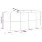 Preview: Hochbeet Verzinkter Stahl 175x100x68 cm Braun