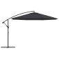 Preview: Ampelschirm mit Aluminium-Mast 350 cm Schwarz
