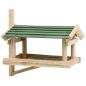 Preview: ARDEBO.de - Vogelfutterhaus Massivholz 35x29,5x21 cm