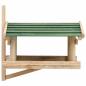 Preview: Vogelfutterhaus Massivholz 35x29,5x21 cm