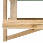 Preview: Vogelfutterhaus Massivholz 35x29,5x21 cm