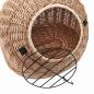 Preview: Katzen-Transportkorb 60x45x45 cm Natürliche Weide