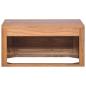 Preview: Wand-Badschrank 60x45x30 cm Teak Massivholz