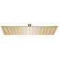 Preview: ARDEBO.de - Regenbrause Edelstahl 40x40 cm Quadrat Golden