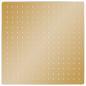 Preview: Regenbrause Edelstahl 40x40 cm Quadrat Golden