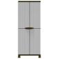 Preview: Kunststoffschrank 68x39x171,5 cm Rattan-Design