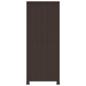 Preview: Kunststoffschrank 68x39x171,5 cm Rattan-Design