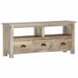 Preview: ARDEBO.de - TV-Schrank 110x30x50 cm Massivholz Mango