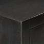 Preview: Schubladenschrank Schwarz Golden 45x30x105cm Mangoholz