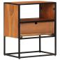 Preview: Nachttisch 40x30x50 cm Massivholz Akazie