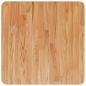 Preview: Tischplatte Quadratisch Hellbraun 50x50x1,5cm Behandelte Eiche