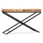 Preview: Konsolentisch Mangoholz Massiv 130 x 40 x 80 cm