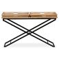 Preview: Konsolentisch Mangoholz Massiv 130 x 40 x 80 cm