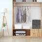 Preview: ARDEBO.de - Aufbewahrungsboxen 2 Stk. Stoff 43x34x23 cm Anthrazit