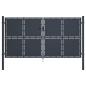 Preview: ARDEBO.de - Gartentor aus Stahl 300 x 150 cm Anthrazit
