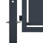 Preview: Gartentor aus Stahl 300 x 150 cm Anthrazit