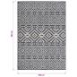 Preview: Outdoor-Teppich Flachgewebe 200x280 cm Blau Gestreift