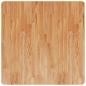 Preview: Tischplatte Quadratisch Hellbraun 80x80x4cm Behandelte Eiche