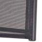 Preview: Liegestuhl Aluminium und Textilene Schwarz