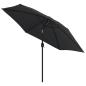 Preview: Sonnenschirm mit Metall-Mast 300 cm Schwarz