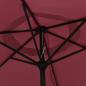 Preview: Sonnenschirm Burgunderrot 200 x 224 cm Aluminium