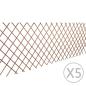 Preview: ARDEBO.de - Weidenzaun 5 Stk. 180x90 cm