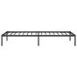 Preview: Bettgestell Metall Schwarz 80x200 cm