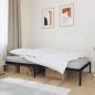 Preview: ARDEBO.de - Bettgestell Metall Schwarz 107x203 cm