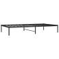 Preview: Bettgestell Metall Schwarz 107x203 cm