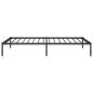 Preview: Bettgestell Metall Schwarz 107x203 cm