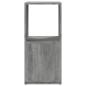 Preview: Drehregal Betongrau 34,5x34,5x75,5 cm Holzwerkstoff